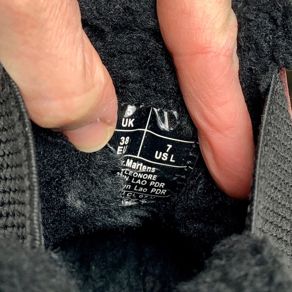 Dr. Martens Leonore Faux Fur Chelsea Oxblood - Picture 5 of 5